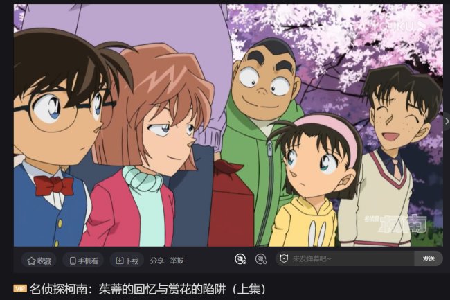 在名侦探柯南的哪一集里面阿笠博士照着少年侦探团去逛庙会在其中碰到了朱莉老？