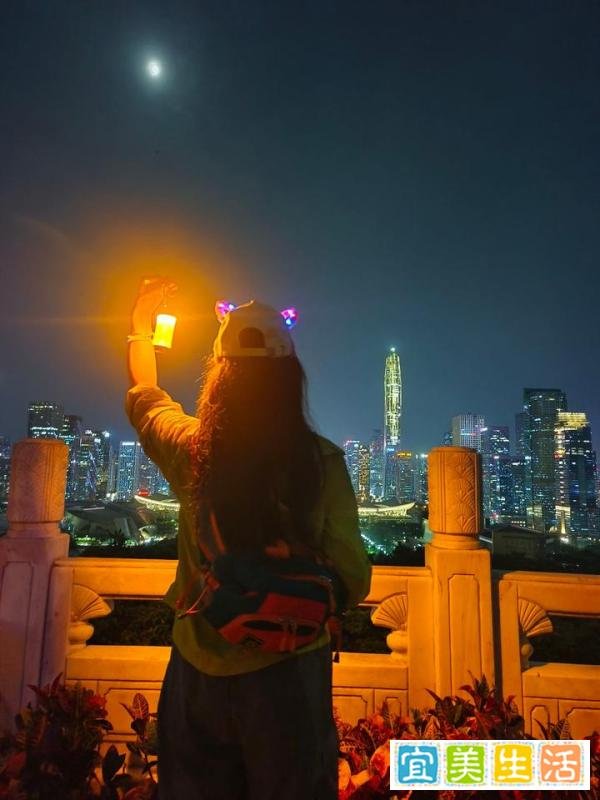 五五户外:莲花山夜徒 深圳户外徒步 与城市的一次温柔对话