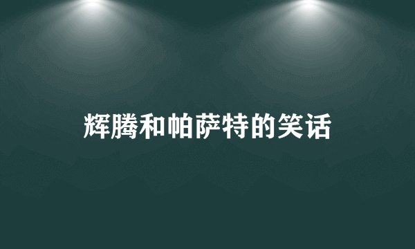 辉腾和帕萨特的笑话