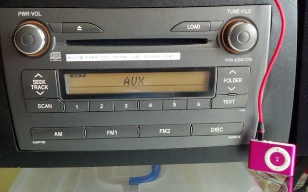 卡罗拉cd机没音频输入的可以改吗?