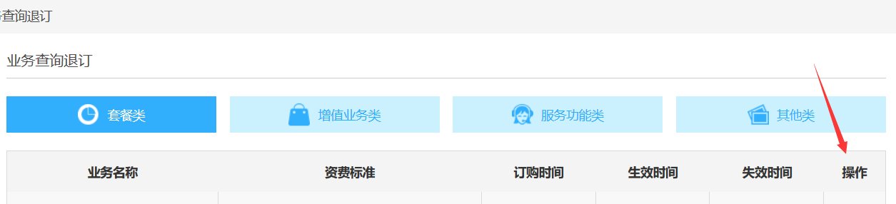 在中国移动网中如何退订套餐?及查看自己的全部业务?