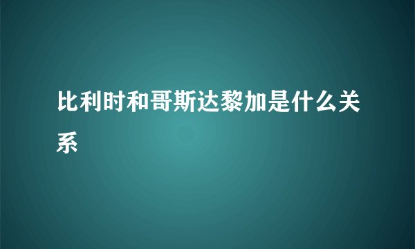 比利时和哥斯达黎加是什么关系