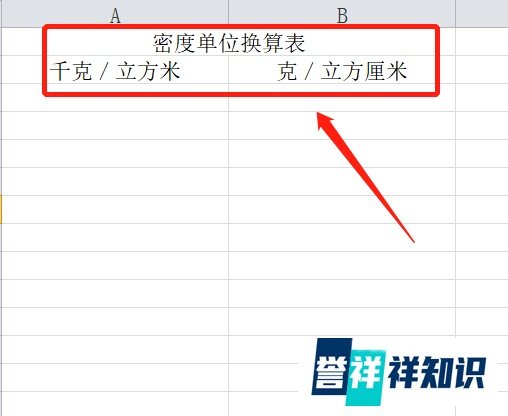 密度的单位换算方法