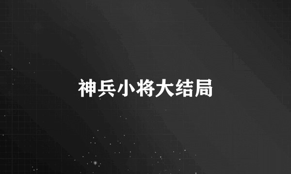 神兵小将大结局