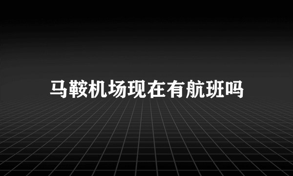 马鞍机场现在有航班吗