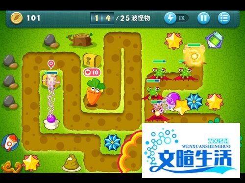 保卫萝卜extreme挑战地图7完美通关攻略
