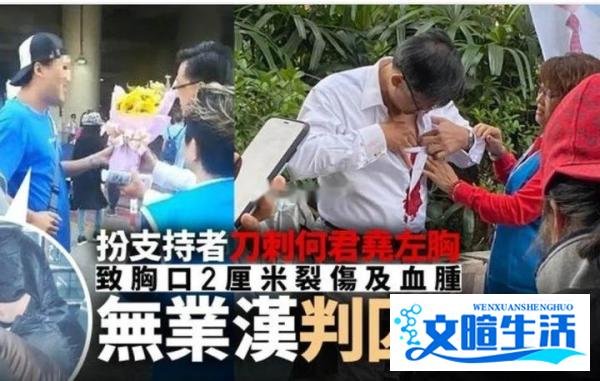 刺伤何君尧的男子判了！被控伤人及有意图伤人罪判囚九年，网友评论：判轻了……