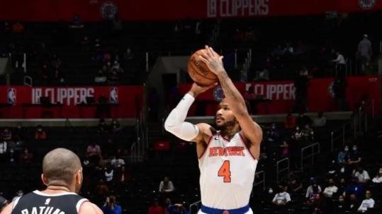 NBA 尼克斯VS快船 玫瑰永不凋零,独砍25分率领尼克斯掀翻快船