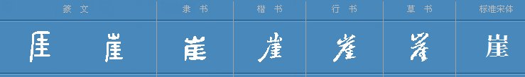崖的两种读音分别是什么？