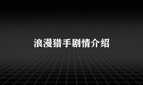 浪漫猎手剧情介绍
