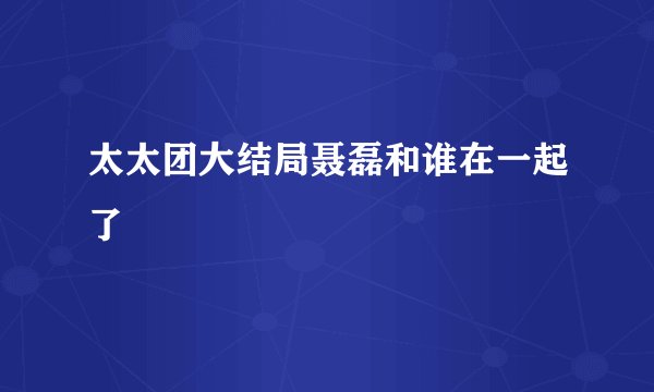 太太团大结局聂磊和谁在一起了