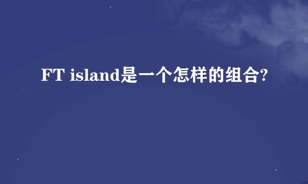 FT island是一个怎样的组合?