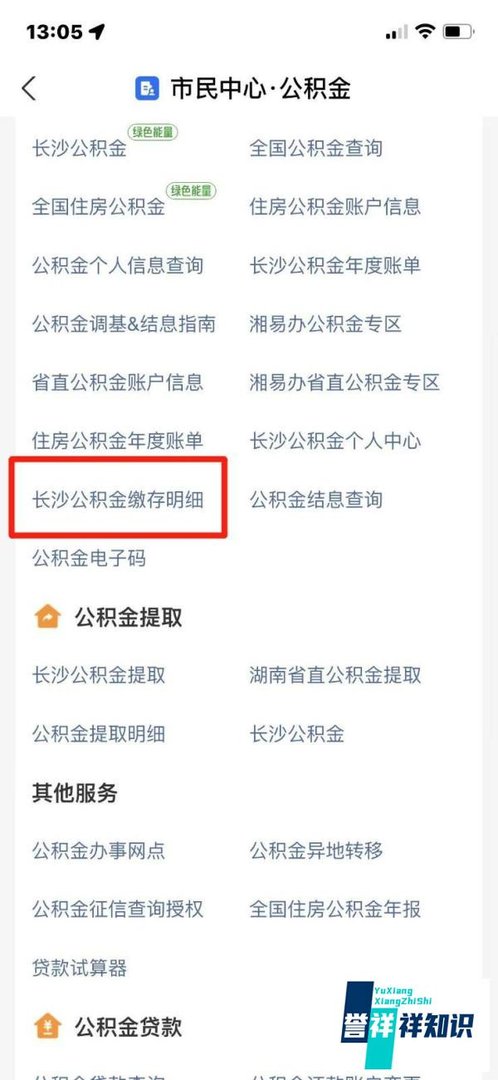 长沙公积金缴存明细怎么查