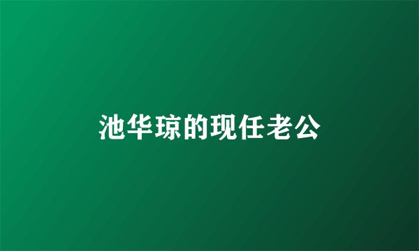 池华琼的现任老公