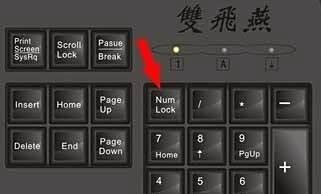 开机自动启动小键盘灯NumberLock的方法