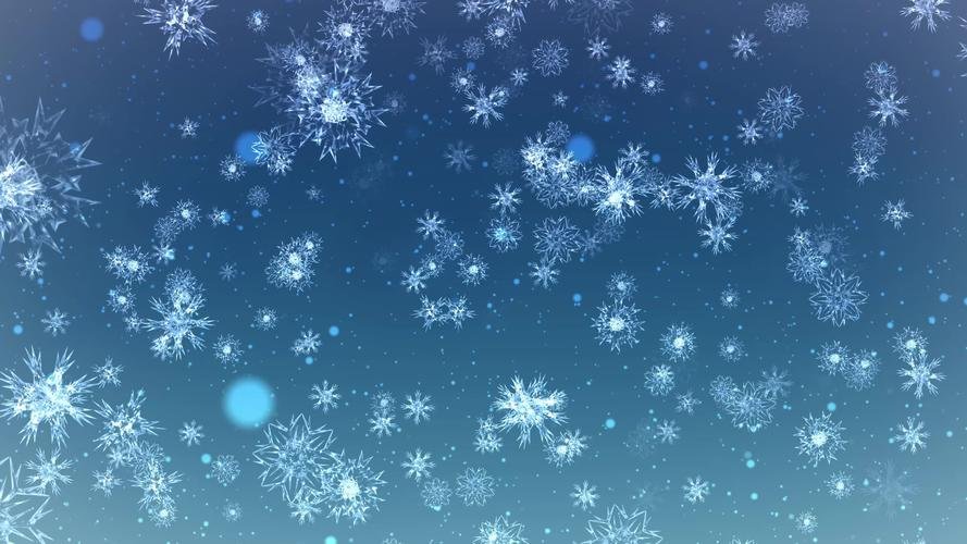雪花什么的飘落下来的？
