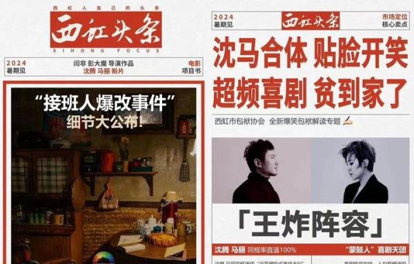 沈腾的《西虹市首富》被沈腾自己重拍了，马丽演女主，暑假档上映