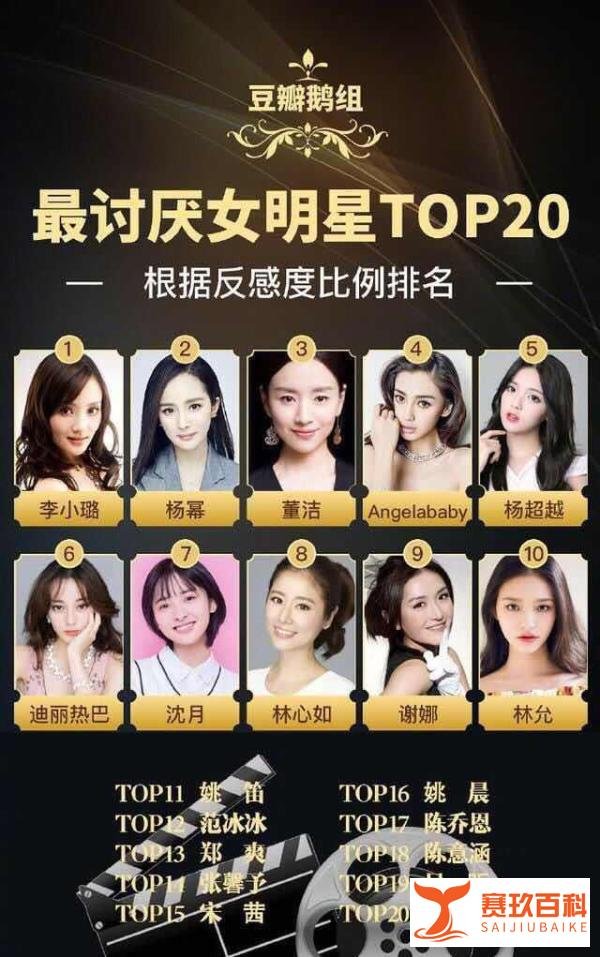 在娱乐圈中，你觉得哪个女明星是最让人讨厌的