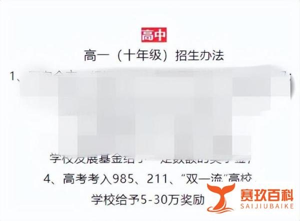 学校承诺考上985奖30万！背后是民办高中“财源广进”的真相