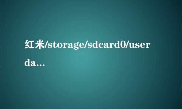 红米/storage/sdcard0/userdata_20131212_100611.backup文件可以删除吗