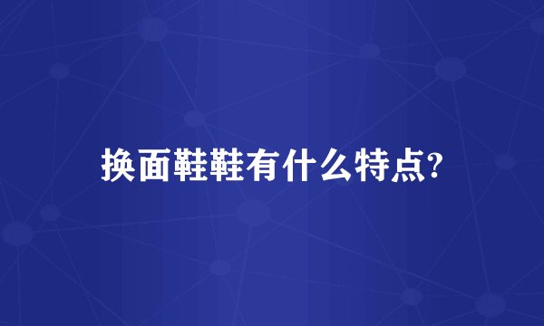 换面鞋鞋有什么特点?