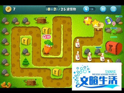 保卫萝卜extreme挑战地图7完美通关攻略