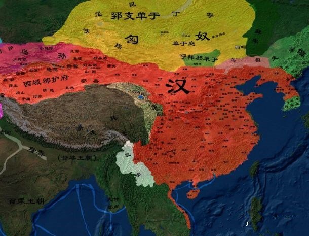 有人说汉朝有2500万领土靠谱吗？