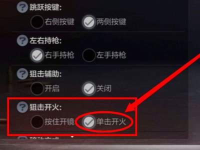 怎么设置自动开火。求