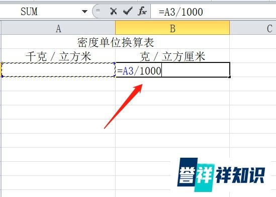密度的单位换算方法