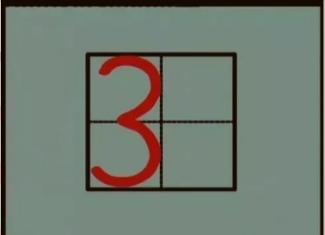 3怎么写好看?