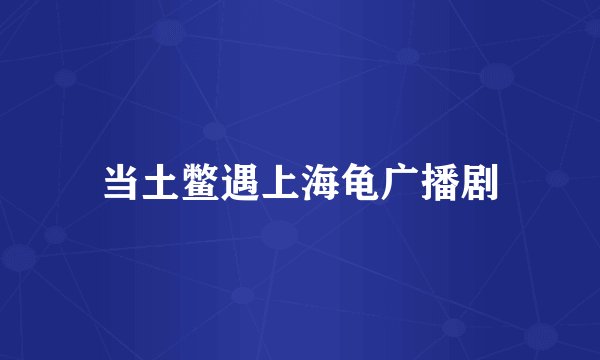 当土鳖遇上海龟广播剧