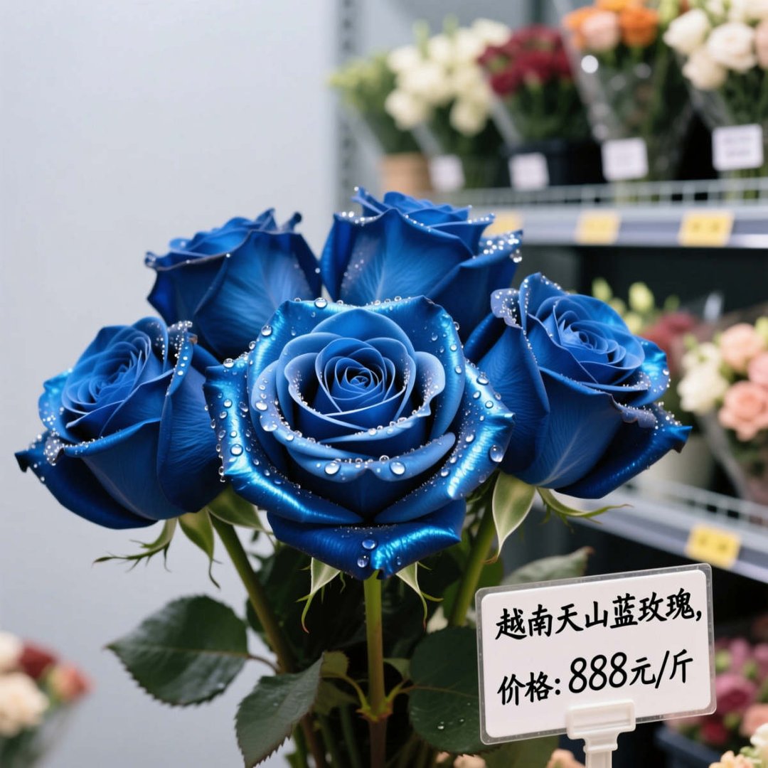越南天山蓝玖瑰多少钱一斤