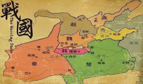 春秋战国时期的位置分布图是什么样的？？