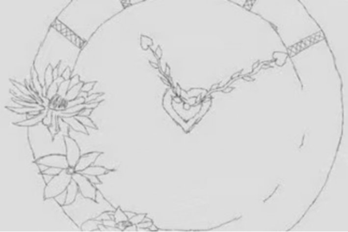 花钟的简笔画怎么画