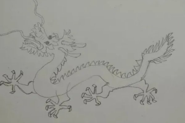 简单的龙怎么画?