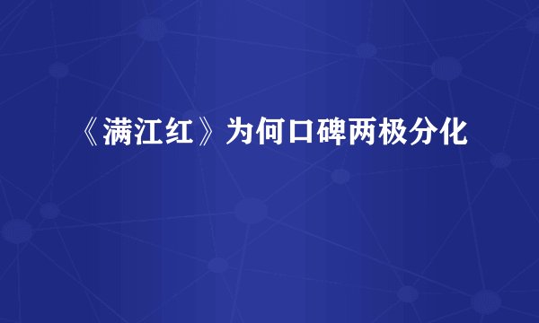 《满江红》为何口碑两极分化