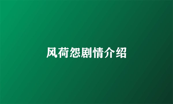 风荷怨剧情介绍