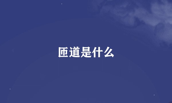 匝道是什么