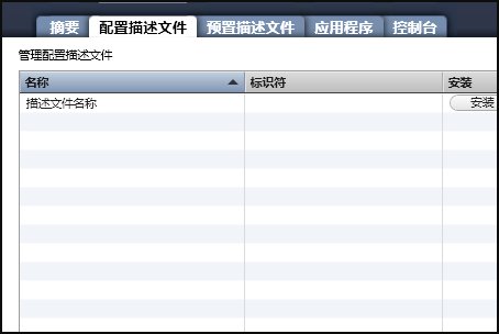 怎么删除无法移除的描述文件