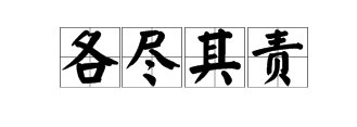 各司其职 各尽其责的意思