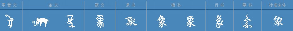 象字怎么组词