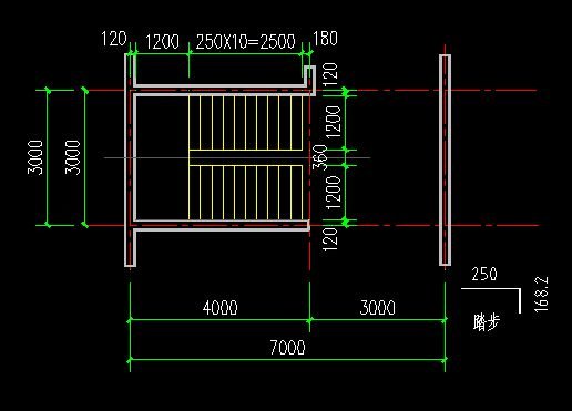 楼梯踏步计算公式图解