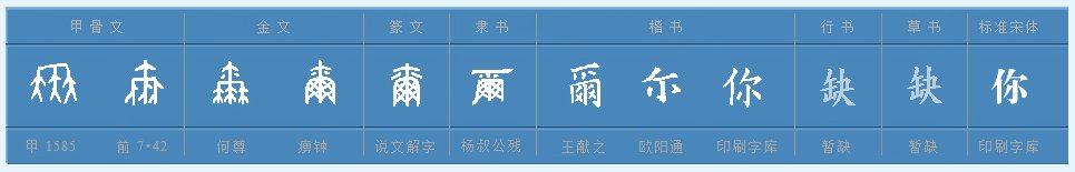 你能组什么词语