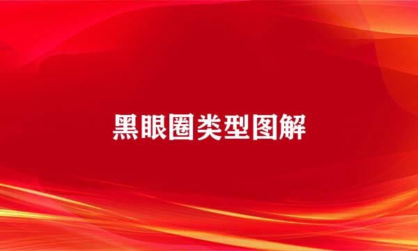 黑眼圈类型图解