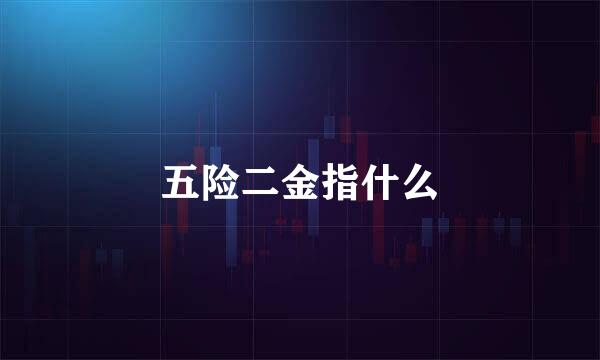五险二金指什么