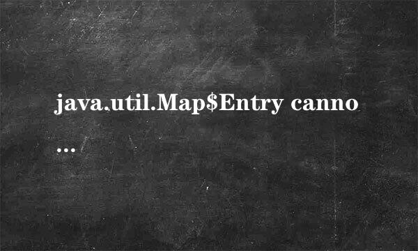 java.util.Map$Entry cannot be resolved