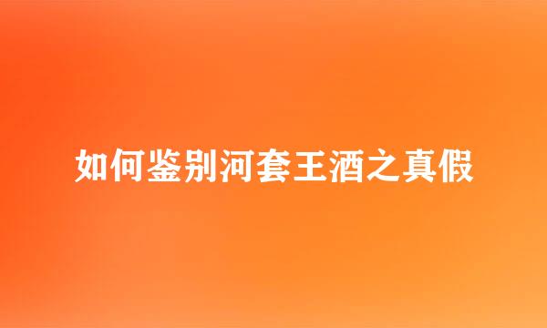 如何鉴别河套王酒之真假