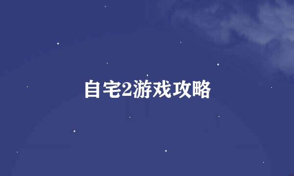 自宅2游戏攻略