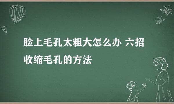 脸上毛孔太粗大怎么办 六招收缩毛孔的方法