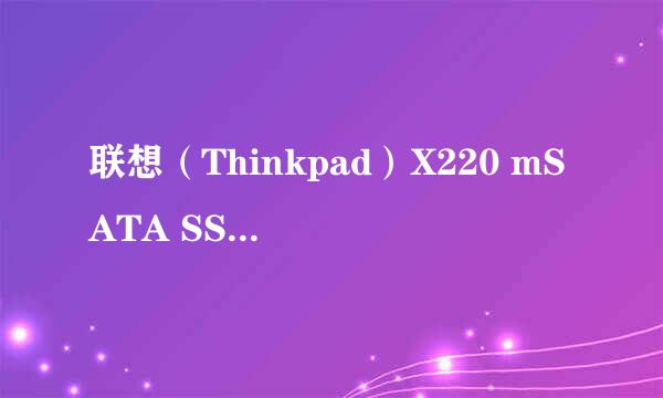 联想（Thinkpad）X220 mSATA SSD固态硬盘教程